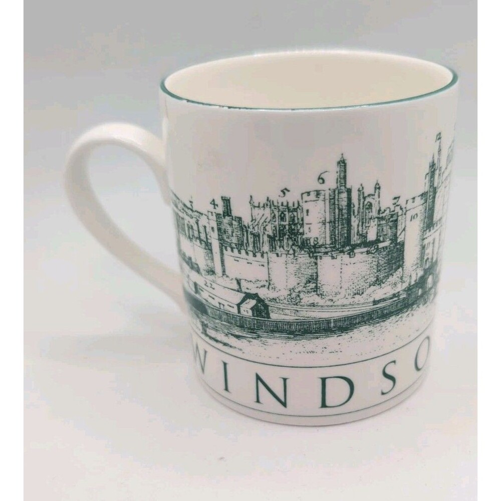 Windsor Castle Wenceslaus Holler Fine Bone China Mug Cup England Souvenir